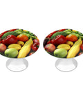 Top Shelf Antique Stainless Steel Cabinet Knobs 2 Piece Set Rock Solid Round Drawer Pulls Smooth Brushed Finish Easy Install Home Upgrade Super Sleek Kitchen Bedroom Vanity Decor Hardware on decorative cake stands with assorted fruits.