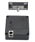 Premium Quality Invisible Advanced Nfc Swipe To Unlock Electronic Drawer Lock Smooth Operator Cabinet Hardware view from above showing components.