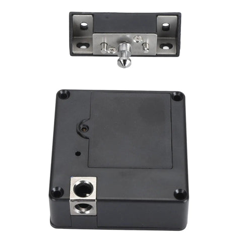 Premium Quality Invisible Advanced Nfc Swipe To Unlock Electronic Drawer Lock Smooth Operator Cabinet Hardware view from above showing components.