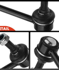 Front Sway Bar Link Stabilizer For Dodge Grand Caravan 1996 To 2020 Caravan 1996 To 2007, black steel detail view