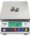 Pro Grade Industrial Counting Scale With 10 Kg Capacity And 0.1 Gram Precision featuring stainless steel weighing pan