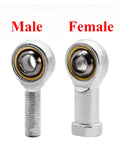Fish Eye Rod End Bearing Joint Kit For Pneumatic Cylinders All Thread Sizes From M3 To M42 Male And Female Thread Options Rugged Plug And Play Connectors For Easy Mounting And Flexible Setups, male and female steel rod ends