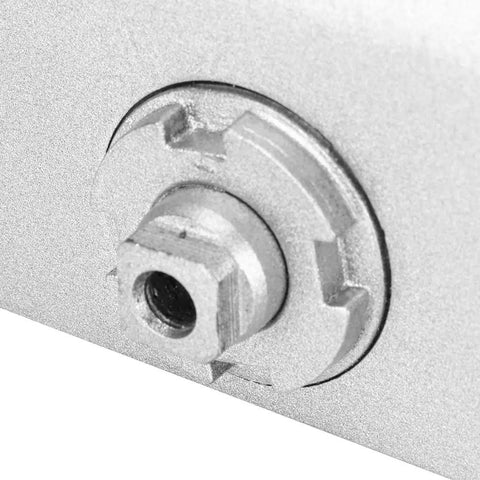 Close-up of Adjustable Automatic Hydraulic Door Closer With 90 Degree Positioning and durable cast aluminum component