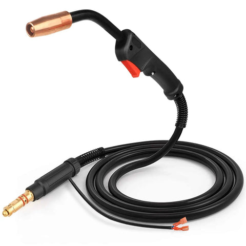 Replacement MIG Welding Gun Torch 100 Amp 10Ft Cable For Lincoln Magnum 100L K530-5 Welder Includes 10 Tips Ready Fit For SP Series Welders SP-100 SP-100T SP-125 Plus SP-130T SP-135 P