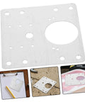Four Pack Stainless Steel Hinge Repair Plate Kit With Mounting Screws For Door And Cabinet Hinges Brackets Quick Fix For Furniture And Kitchen Cupboards in various angles and uses.
