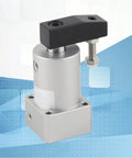 Rotary Air Pneumatic Cylinder With 90 Degree Angle For Compound Action, No-Fuss Corner Press Rotation Swing, Compact Industrial Grade Unit For 0.15-1.0 MPa, ACK25-90R, Easy Install And High Precision