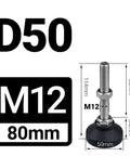 Rock Solid Adjustable Leveling Feet With Swivel Base And Precision Threads To Dial In Your Furniture Or Lathe Smooth Out Those Wobbly Floors Like A Real Pro Four Pack, D50 base, M12 thread, adjustable height
