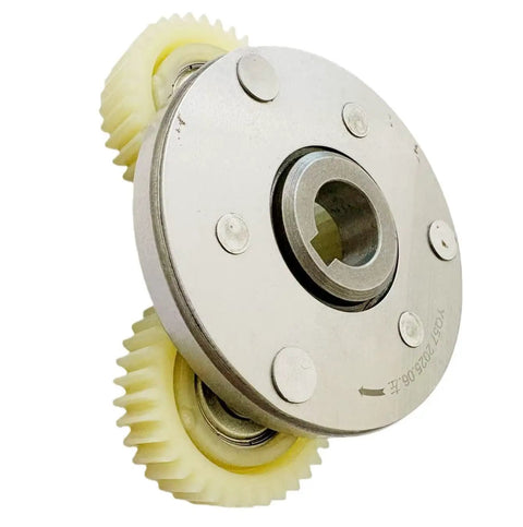 36T Nylon Clutch Gear Kit for Left Side Electric Bike Hub Motors, 38mm Planetary Gear, close-up view of gears.