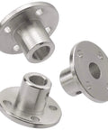 2 Pack 6mm Flange Coupling Connector For DIY RC Motors Beefy Steel Shaft Coupler Accessory 6mm Bore And 10mm Outer Diameter