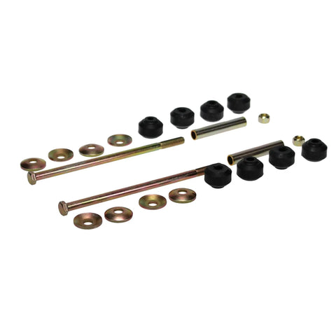 Gold 45G0002 Front Suspension Stabilizer Bar Link Kit Heavy Duty Replacement With Wrench Flats Or Hex Design Corrosion Resistant Coating GM Spec Front End Sway Bar Link For Reliable Handling, two-link kit with bushings and washers