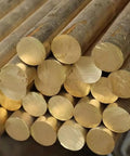 Heavy Duty Solid Brass Round Bar Rod, Mill Straight Raw Metal Stock For Lathe Machining, No Fluff Hardware Fabrication And Diy Crafting Projects, 50x100mm One Piece stacked and aligned for machining.