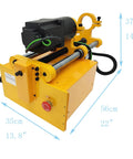 Pro Grade Portable Line Boring Machine For Excavators, 37cm high, steel build, designed for mobile engine repairs on site.