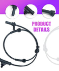 Left Rear Wheel Speed Sensor ABS for Cars, Durable Anti Lock Brake Sensor With High Precision Readings, shown in detail