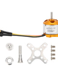 Beefy Power Outrunner Brushless Motor With Multiple KV Options 930KV 1000KV 1400KV 2200KV 2450KV For FPV Drones accessories shown