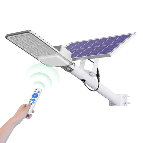 500W Solar Parking Lot Lights Outdoor Flood Lighting 18000LM Dusk to Dawn Remote Control 6000K Cool White High Brightness