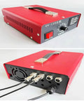 Built Tough Multi Lamp UV Curing Light At Two Thousand Watts showing red metal casing, power switch, and connection ports.