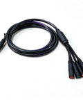Durable Electric Bike Connector Cable 41 Inch Extend Harness Kit For Throttle Ebrake And Display With Multi Pin Adapter, black