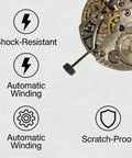 Drop In Hand Winding Mechanical Watch Movement ST3621 ETA6498 with features: shock-resistant, automatic winding, scratch-proof.