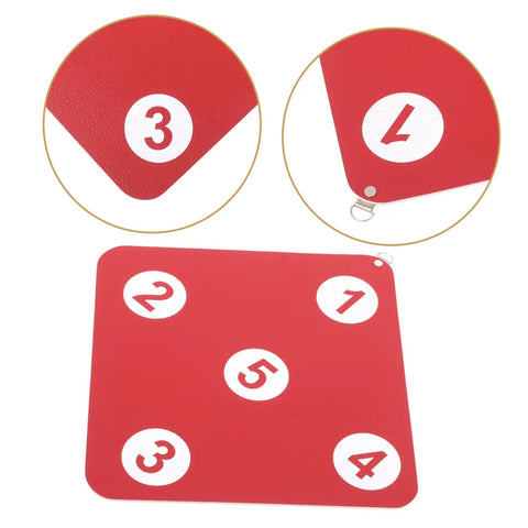 Close-up of Durable Double Sided Rubber Fencing Target For Indoor And Outdoor Practice Quick Setup Practice Tool
