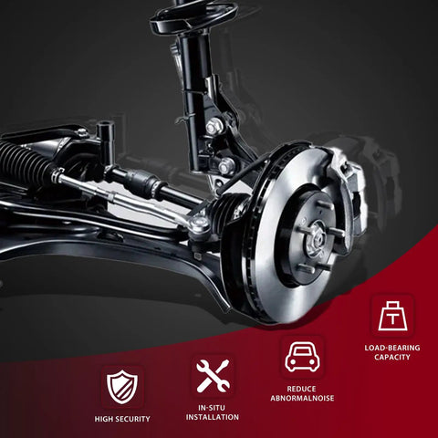 Hot Ride Front Lower Control Arm Kit 4Pcs RK621253 RK621251 For Smooth Steering And Stable Handling Replacement Parts showing front suspension and brake assembly