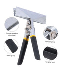 Heavy Duty Hand Seamer Tool For Ductwork Bending And Steel Plate Folding Ideal For Electricians And Hvac Pros with ergonomic handle