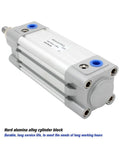 Aluminum Standard Air Cylinder With 40mm Bore DNC 40 Series Double Acting Pneumatic Cylinder PPV A Built Tough For Industrial Automation And Precision Motion Control