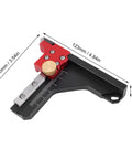 Table Saw Height Gauge For Precise Router Bit And Blade Setup Pro Grade CNC Machined Aluminum Depth Ruler With Sliding Scale