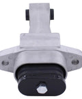 Built Heavy Engine Motor Mount And Transmission Torque Strut Mount Kit For Hyundai Sonata 2015 To 2018 2.4L L4 Auto top view of silver cast motor mount.