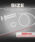Motorcycle Fork Service Tool Kit Set C Featuring Two Tools The Fork Oil Level Tool And Spring Compressor with size details