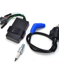Honda Rancher 350 Ignition Coil Kit With CDI Box And Spark Plug Replacement For TRX350FE FM TE TM 2000 2001 2002 2003 2004 2005