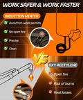 Solary induction bolt heater tool for rusted bolts, 1100W 110V, magnetic induction heater with 8 coils.