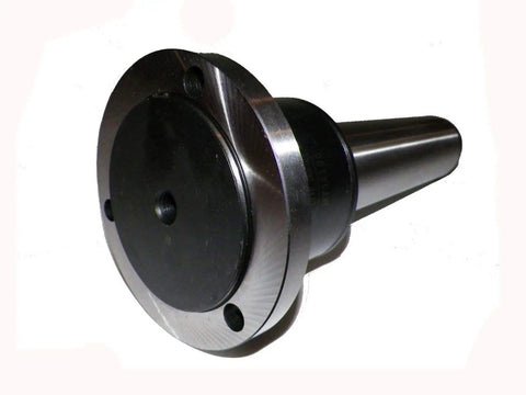 Three Inch Three Jaw Self Centering Lathe Chuck MT2 Shank Rotating Triple Ball Bearing Built Tough From Hardened Carbon Steel