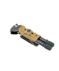 Spartan Precision Javelin Bipod Carrier Tan for Standard and Long Pro Hunt Tac Gear, Molle and Belt Mount Compatible, Boltaron