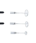 Led Magnetic Pick Up Tool And Inspection Mirror Set With Extendable 665mm Shaft, black case, and silver finish tools