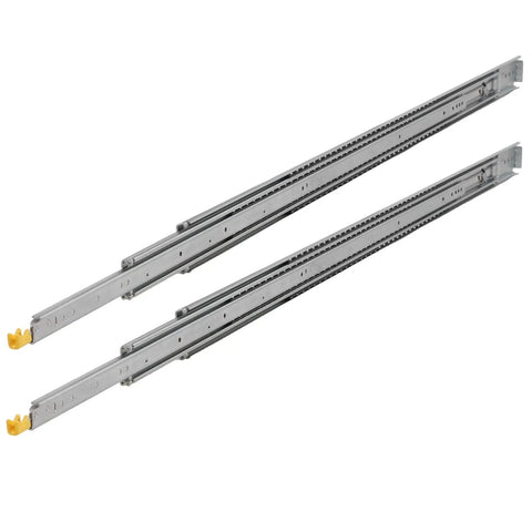Set of Tough As Nails Heavy Duty Drawer Slides With Lock For Truck Bed And RV Use, 72 76 Or 80 Inch Length, Quiet Smooth Rails