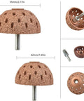 Heavy Duty Tire Grinding Head Made From Tough Alloy For Coarse Polishing And Wear Resistant Deburring On Tires With High Precision Buffer Ball Tool, 42mm head.