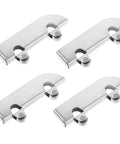 Heavy Duty Stainless Steel Sliding Door Bottom Wheel Set 4 Piece Track Rollers For Quiet Smooth Sliding Durable Door Pulley System