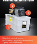 High-pressure water system for Portable 1500W EDM Drilling Machine With Depth Setting For Micro Holes 0.5-3mm Fast Drilling On Hard Metals