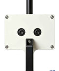 Heavy Duty Drill Powered Cable Pulling Tool Automatic Wire Fish Tape For Electricians Easy Threading In Pvc Metal Conduit Up To 0.3 Inch Residential Wiring Helper Effortless Power Extraction front view with handle and fittings.