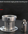 Heavy Lift Aluminum Alloy Grinder Chamfer Tool With Ergonomic Grip For Crisp Precision Tapering And Rock Solid Construction to show the metal grinding accessory.