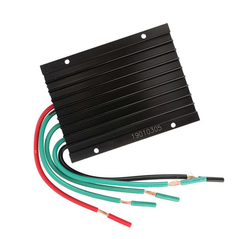 Off Grid Wind Turbine Controller For 12V To 24V Systems, 300W To 600W Regulator With Battery Charging, IP67 black unit with wires