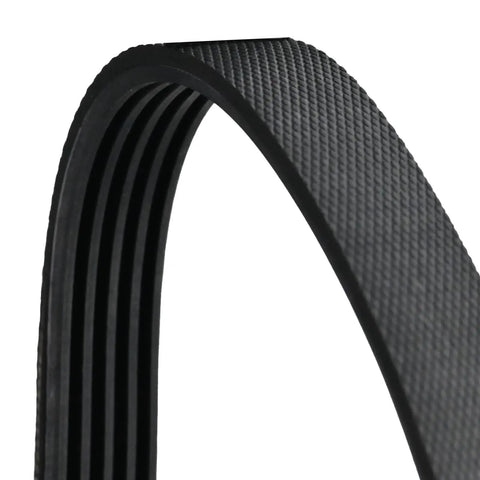 Close-up of Heavy Duty Washing Machine Drive Belt WH01X24697 Replacement For GE Agitator Motor Pulley System.