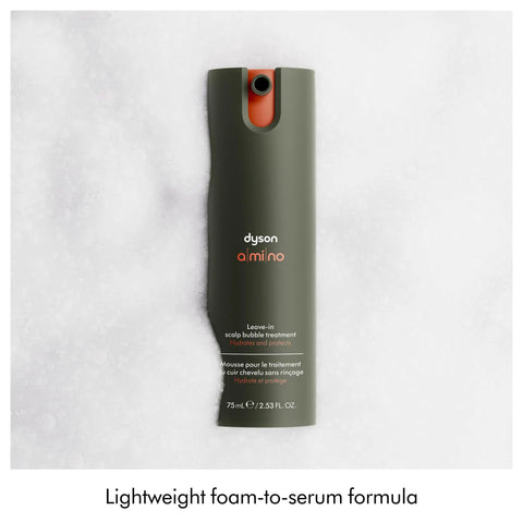 Amino11 Leave-In Scalp Bubble Treatment With Barley Grown On Farms 75mL bottle on white background