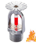 Badass Heavy Duty Pendent Fire Sprinkler Head Quick Response 68 Degree Celsius Activation 1/2 Inch Pipe Thread close-up view