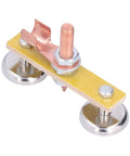 Heavy Duty Welding Ground Clamp Tools With Magnetic Base And Dual Strong Magnets For Secure Mechanical Maintenance, 300 Amps.
