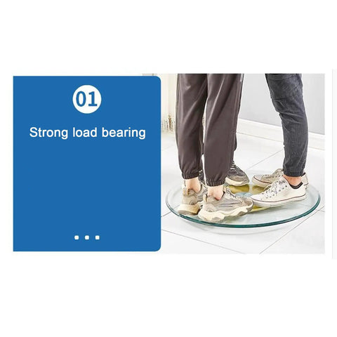 Large Lazy Susan Turntable With Swivel Assist Base Round Rotating Serving Tray For Kitchen Dining Parties And Weddings tested for strength