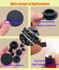 Top Picks 102 Piece T-Type Silicone Hole Plugs Kit With 8 Sizes For Auto, Furniture Pipes And Bottles Sealing Grommet Stoppers Dust Proof High Heat Resistant Caps Black Durable Rubber Stuffing. silicone T-shaped plugs in 8 sizes for pipe and bottle sealing