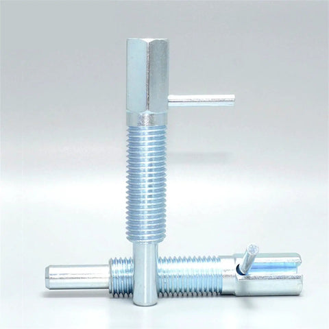 Top Shelf Stainless Steel Lever Plunger Pin Coarse Thread M6 M8 M10 M12 M16 showing durable positioning design and smooth action.