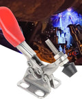 Set Of 2 GH-201-ASS Toggle Clamps Stainless Steel Quick Welding Fixtures For A Secure Hold 27 Kg Clamping Force