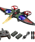 Pterodactyl Dragon RC Drone For Kids And Adults Indoor Ready Remote Control Plane With batteries, controller, and accessories